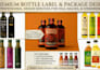 peptide label 3d mockup product label peptide vial label supplement label design